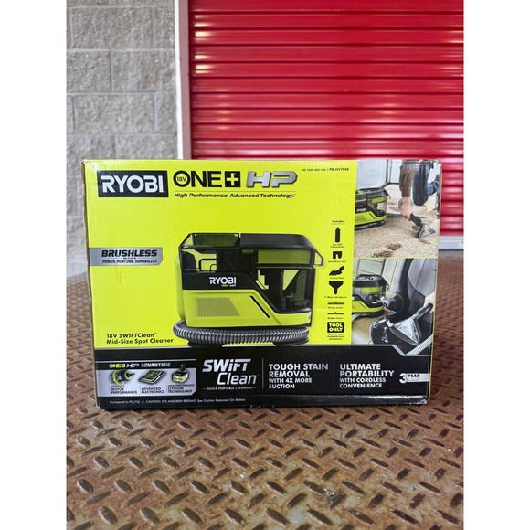 Ryobi Other - Ryobi ONE+ HP 18V SwiftClean Mid-Size Spot Cleaner Brushless PBLHV704B Tool Only